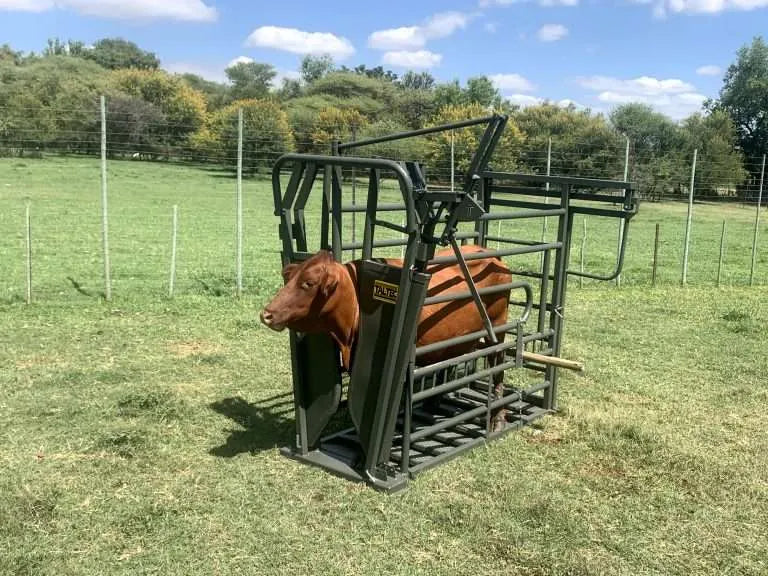 Load image into Gallery viewer, Cattle Working Crate with Sliding Gate

