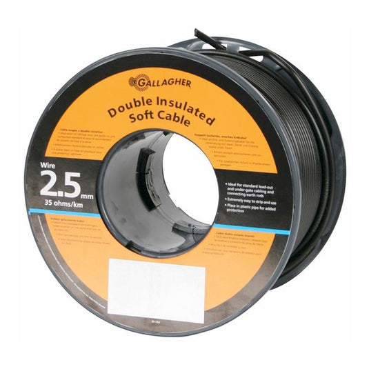 Cable Leadout 2.5mm 100m Soft Blk