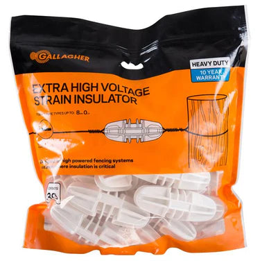 Extra High Voltage Strain Insulator 25pk