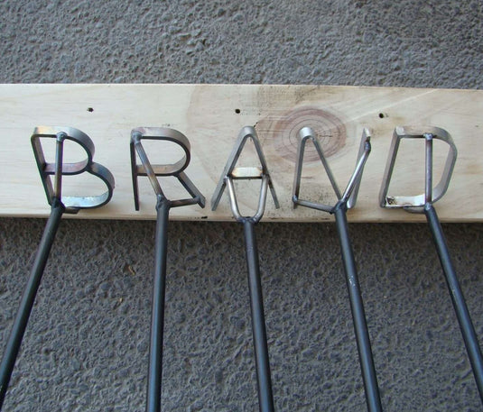 Single Branding Irons – Letters